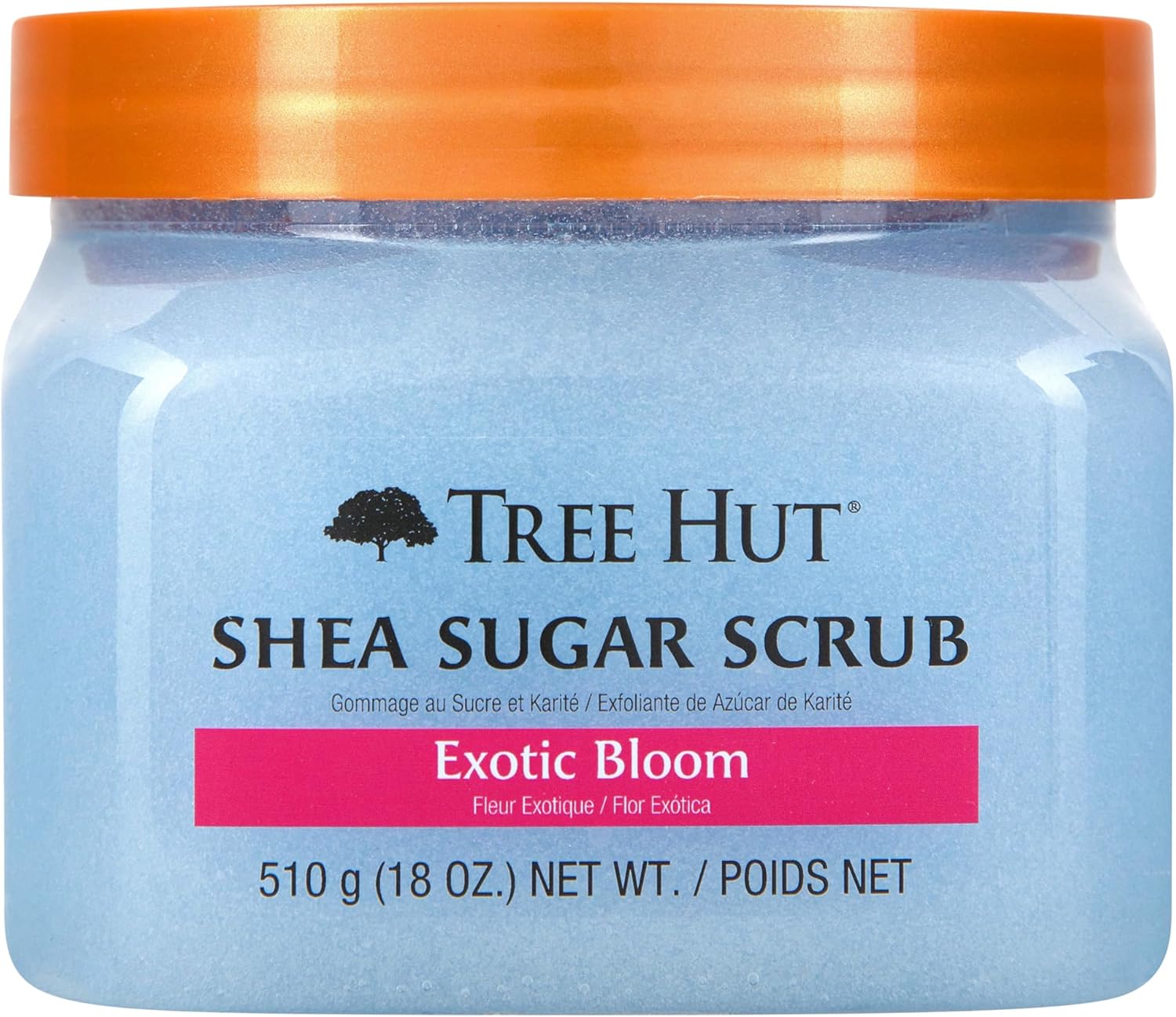 Tree Hut Exotic Bloom Shea Sugar Body Scrub – Paraben-Free 510g