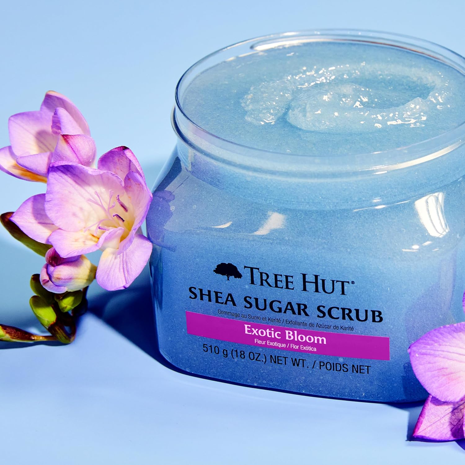 Tree Hut Exotic Bloom Shea Sugar Body Scrub – Paraben-Free 510g
