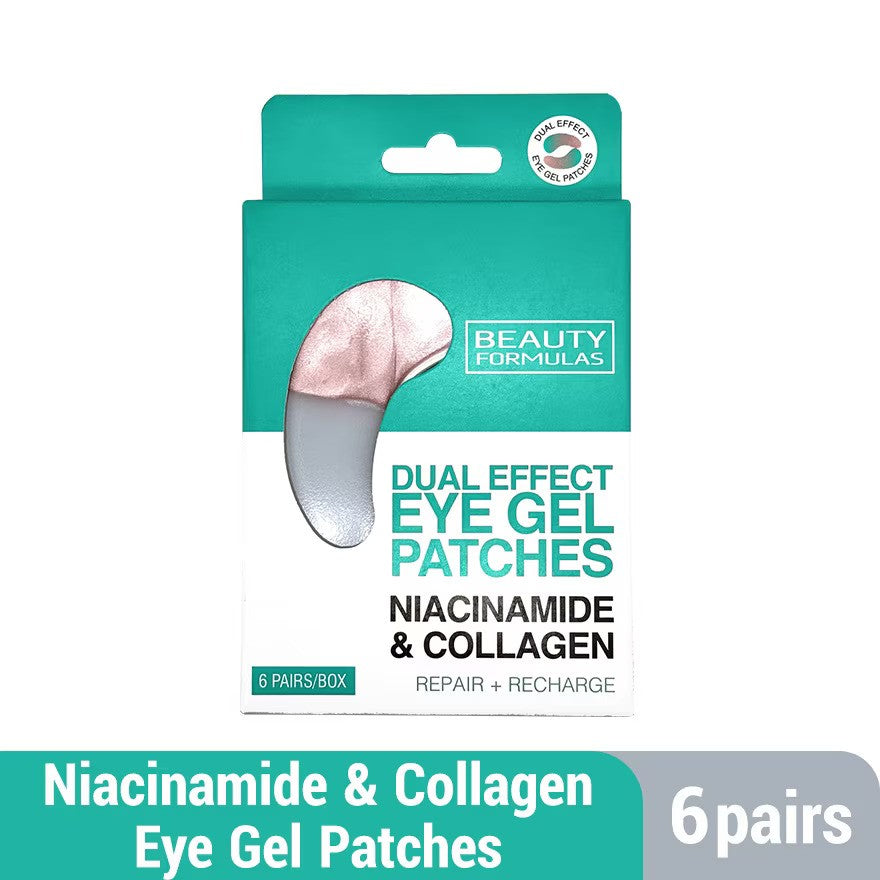 Beauty Formulas Niacinamide & Collagen Eye Gel Patches – Brightening