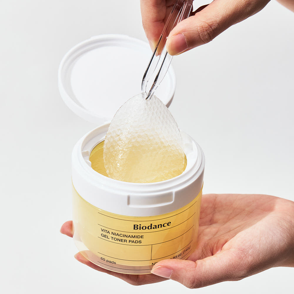 Biodance Vita Niacinamide Brightening Gel Toner Pads – 60 Pads